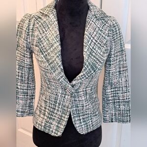 S & D Multi Colored Tweed Jacket    Size XS